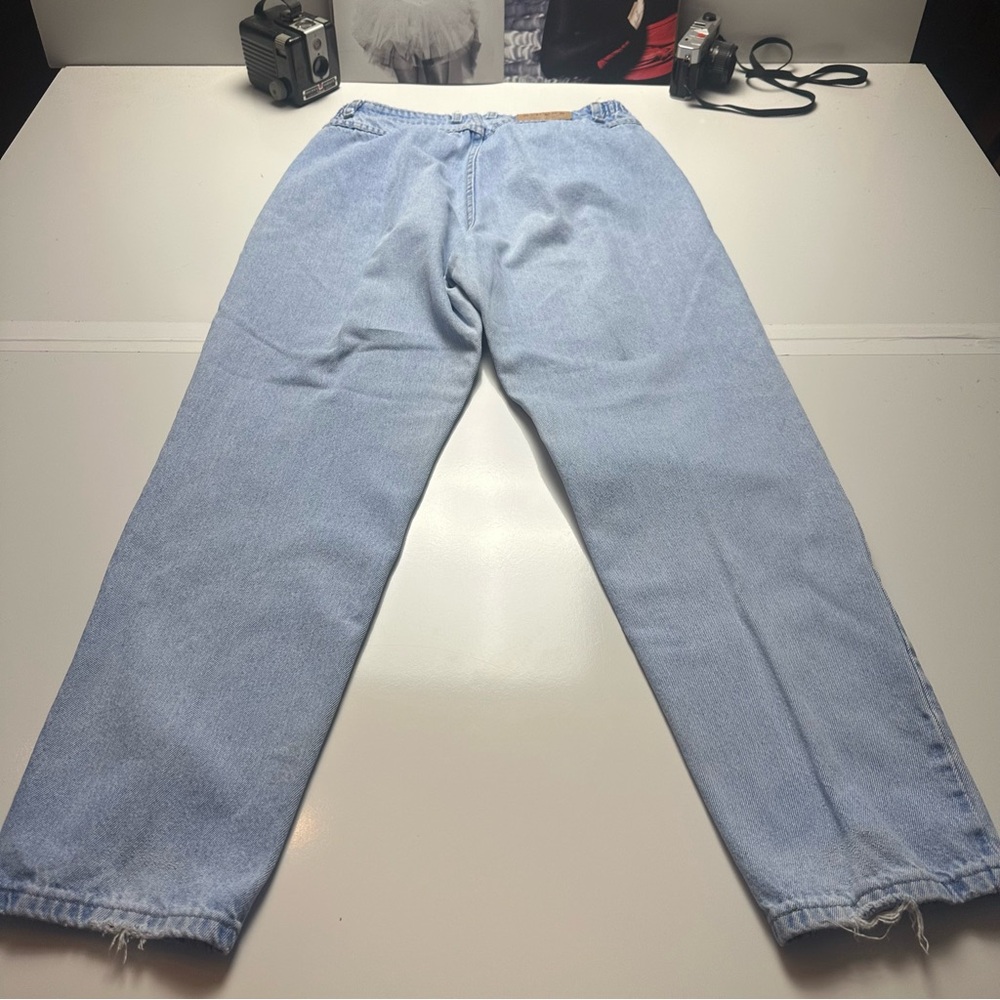 90s Y2K Dad Jeans Light Wash | Relaxed Straight Denim · Riders by Lee - Picture 5 of 13